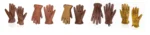 Brown Leather Work Gloves for Cutting/Motorcycle/Farm,Cowhide Work Gloves with faded effect for men - Image 12