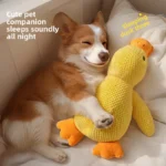 1/3PCS Things For Dogs Accessories Dog Supplies Calming Duck Squeaky Plush Toy Luxury Sleep Aid Durable Puppy Companion Pet - Image 11