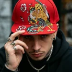 Men Baseball Cap Flat Hats  Embroidery Flat Top Hat Men Women Outdoor Leisure Hip Hop High Street Big Head Plus Size