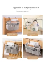 Portable  Hanging Organizers Baby Care Essentials Crib Storage Cradle Baby Crib Organizer Diaper Bag Linen Baby Bed Accessories - Image 19