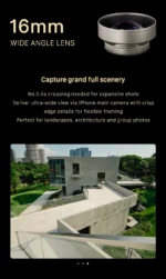 TILTA Khronos  Fisheye Lens 16mm Wide Angle Lens Micro 10x Macro Lens Telephoto Lens Camera Lens T-Mount Lenses for iPhone - Image 16