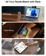 Ninkear T40 Laptop Touchscreen 2 in 1 Tablet Intel N100 14 Inch Fhd 16Gb Ddr5+512Gb Ssd Wifi 6 Rgb Backlit Keyboard with Stylus - Image 9