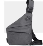 Chest Bags Crossobdy Bags for Men Waterproof Male Multifunction Cross Body Messenger Bag Single Shoulder Grey Fanny Pack Sac - Image 7