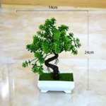Artificial Plants Bonsai Simulated Tree Potted Fake Flowers Table Porch Potted Ornaments Home Wedding Decor Housewarming Gift - Image 9
