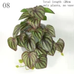 Artificial Terrarium Plants Vine Wall Hanging Flower Rattan Simulation Plastic Leaf Rattan Green Grass Home Balcony Garden Decor - Image 9