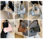 2024 New Women's Tote Bags Trendy Versatile Commuting Large Capacity One Shoulder Bag Summer Casual Solid Color Female Handbags - Image 15