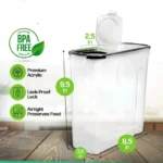 Food Storage Containers with Lids Stackable Treat Box Containers for Kitchen Pantry Organization Containers for Rice Dispenser - Image 3