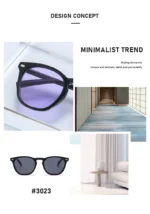2PCS New Midai Personalized Round Polarized Car Sunglasses Fashion Sunglasses Sunglasses Sunglasses JH3023 - Image 8