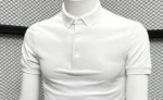 Polo Men's T-shirt Slim Fit Clothes Streetwear Top Embroidery Print With Collar Man Tee Shirts Graphic White Vintage Hot S - Image 30
