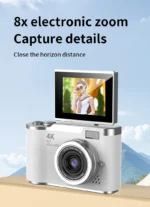 Digital Camera，2.4-inch HD rotating screen，4K video recording，800mAh battery capacity，48 megapixels，Beauty function，Autofocus - Image 4
