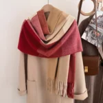Elegant winter scarves - shawl scarves, soft windproof and breathable large scarves, thickened scarves for couples - Image 4