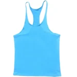 Men's Sports Gym Fitness Tank Top Y Back Fitness Lightweight Shoulder Strap Muscle Fit Tight Fitness Limit T-shirt - Image 7