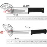 1/2 set kitchen knife set, equipped with high-end black sheath, suitable for kitchen use, a vegetable cutting and boning knife - Image 15