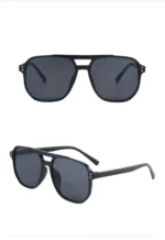 Vintage Men Women Big Sunglasses Men Square Shades Brand Designer Unisex Sun Glasses Black Lense Male Female Sunglasses UV400 - Image 14