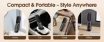 Hair Straightener Brush with LCD Display Cordless USB Charging Straightener Portable Mini Straightening Brush for Home Travel - Image 15