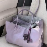 Tote Underarm Bag Multiple Compartments Fashionable Comfortable Solid Simple All-matching Soft Daliy Personality - Image 6