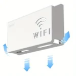 1PC Wifi Router Storage Box Wall Hanging Wifi Box Wireless Storage Boxes Case Power Strip Office Hanging Organizers - Image 5