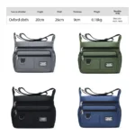 Mens Crossbody Bag Single Shoulder Bags Big Capacity Multi-Pockets Storage Bag Fashion Handbag Business Crossbody Bags - Image 14