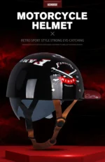 Vintage personalized men's and women's baseball caps motorcycle helmets ladybug helmets electric car baseball caps, half helmets - Image 12