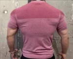 Men's Muscle Enhancing Slim Fit Long Sleeve Workout T-Shirt, Breathable Athletic Top for Gym Training Outdoor - Image 23