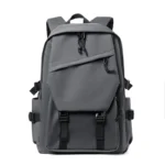 Simple solid color backpack,  travel backpack, plenty of storage space, very suitable for commuting, school, work and going out. - Image 11