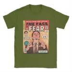 Men T-Shirts The Office Face Fear Dwight Fun Pure Cotton Tees Short Sleeve T Shirt Round Collar Clothes New Arrival - Image 13