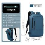 Heroic Knight Men Business Backpack Multifunction Slim Laptop Bags For Women outdoors Waterproof pack Aesthetic Backpack Design - Image 14