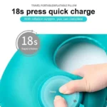 Inflatable Portable Neck Pillow U-shaped Pillow That Can Be Stored And Self Filled Suitable For Outdoor Travel Business Trips - Image 17