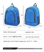 Cute Simple Casual Backpack Simple Versatile Trendy Grid Fashion Street Travel Personality Storage Bag Sequin Backage For Girls - Image 9