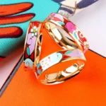 Fashion Scarves Buckle Stainless Steel Ring Women Brooches Enamelled Scarfs Buckles Ring High-Grade Scarf Clip Metal Brooch 2022 - Image 3
