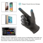 Genuine Leather Gloves for Women Soft Sheepskin Warm Touchscreen Gloves Fashion Women Leather Gloves Winter - Image 15