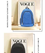 Cute Simple Casual Backpack Simple Versatile Trendy Grid Fashion Street Travel Personality Storage Bag Sequin Backage For Girls - Image 13