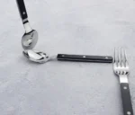 New Design Dinnerware 4 In 1 Set Stainless Steel 18/8(304) ABS Handle With Rivets Top Mirror Polishing Cutlery Sets For Kitchen - Image 49