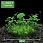 Artificial Underwater Plastic Plants Aquarium Fish Tank Aquatic Fake Shrub Green Weeds Water Grass Viewing Simulation Decoration - Image 13