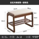 Shoes Organizers Bench Sturdy Shoe Rack Nordic Designs Multifunction Minimalist Shoe Rack Storage Rooms Furniture Accessories - Image 21