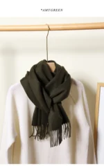 Women Scarf Cashmere Winter Scarf Winter 2024 Fashion Scarves Designer Keep warm Women Luxury Kids Scarf - Image 36