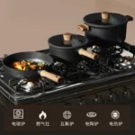 cookware set - steak pan, frying pan, saucepan, stockpot, non-stick pan, wok - complete kitchen utensil set - Image 4