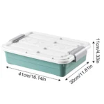 Under Bed Organizer Under Bed Storage Containers Waterproof With Casters Large Capacity Space Saving Storage Supplies - Image 8