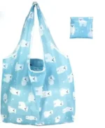 Tote Bags Flower Print Women's Grocery Handbags Outdoor Foldable Shopper Eco Shopping Bag Reusable Storage Bag Organizer Bags - Image 21