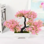 Artificial Plants Bonsai Small Tree Pot Fake Plant Flowers Potted Ornaments For Home Room Table Decoration Hotel Garden Decor - Image 10