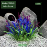 Artificial Underwater Plastic Plants Aquarium Fish Tank Aquatic Fake Shrub Green Weeds Water Grass Viewing Simulation Decoration - Image 10