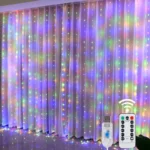 Christmas Lights LED Fairy String Curtain Lights 8 Mode Remote USB Festoon Christmas Decor For Home Holiday New Year Lamp - Image 8