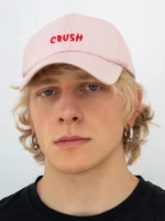 New Arrival Unisex Embroidery "crush" Baseball Caps Black Embroidered Initials Dad Hat 100% Cotton Baseball Caps for Four Season - Image 4