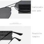 Trendy and Fashionable Aviator Sunglasses, Personalized Sunglasses, Men's and Women's Street Style Sunglasses, Retro Sunglasses, - Image 20