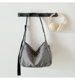 Outdoor Portable Crossbody Bags for Men and Women Commuter Waterproof Youth Shoulder Bag Solid Color Lightweight Female Tote - Image 21