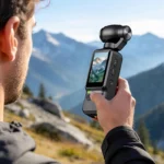 4K HD Vlogging Camera 180 Degree Rotation Lens Mini DV Video Recorder for Cycling Travel Sport and Outdoor Activities - Image 4