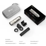 ED Low Dispersion 400mm Telephoto Lens, Fotorgear Pro with 13 Elements & 35mm Prism, No Vignette, IOS Stabilization for Phone
