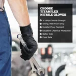 20/100pcs Nitrile Gloves, Cleaning Gloves, Dishwashing Gloves, Household Cleaning Gloves, Disposable Nitrile Gloves, Black Gloves Disposable Nitrile Gloves Household Nitrile Gloves Powder-Free Nitrile Gloves Touchscreen Compatible Gloves - Image 16