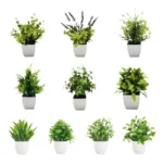 Artificial Potted Plants With Lifelike Foliage And No Maintenance Perfect For Home Office Bathroom Desktop Shelf Decor - Image 22