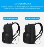 Backpack Men's Backpack, Lightweight Business Travel Computer Bag, Business Travel Bag, Large Capacity Middle School Student Bac - Image 17